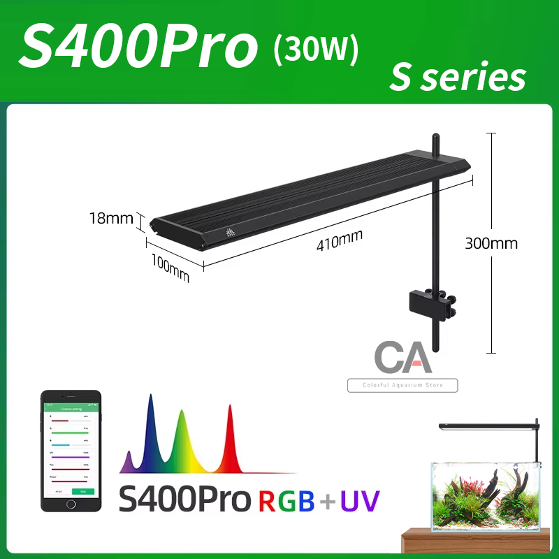 Aquarium Plants Live - WEEK AQUA S Series RGB+UV Full