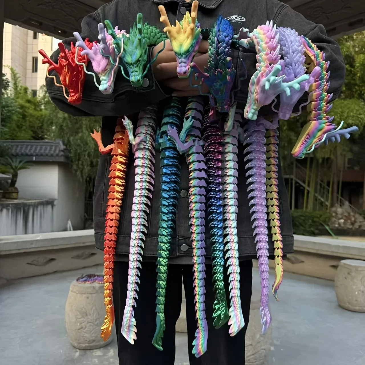 90cm 3D Printed Chinese Loong  - Planted Tank ulasan dan harga