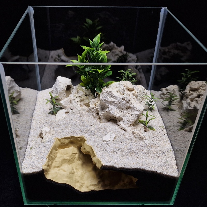 3D Printed High Sim Natural Ro - Aquarium Driftwood ulasan dan harga