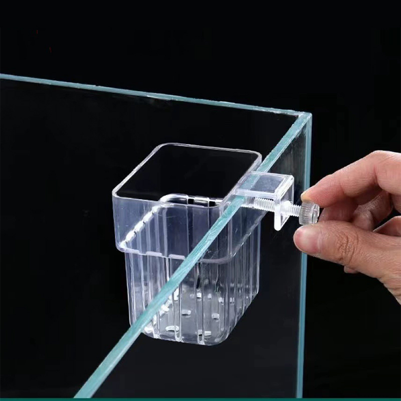 Aquarium Plant Holder Transpar - Plant Aquarium Pot ulasan dan harga
