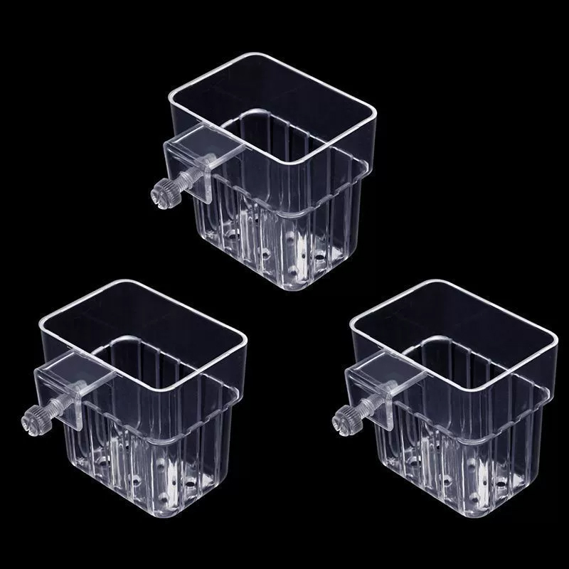 Aquarium Plant Holder Transpar - Plant Aquarium Pot ulasan dan harga