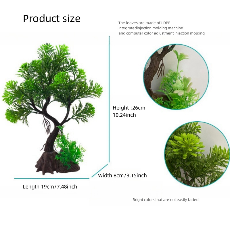 Fish Tank DIY Artificial Aquar - Live Plant Aquarium ulasan dan harga