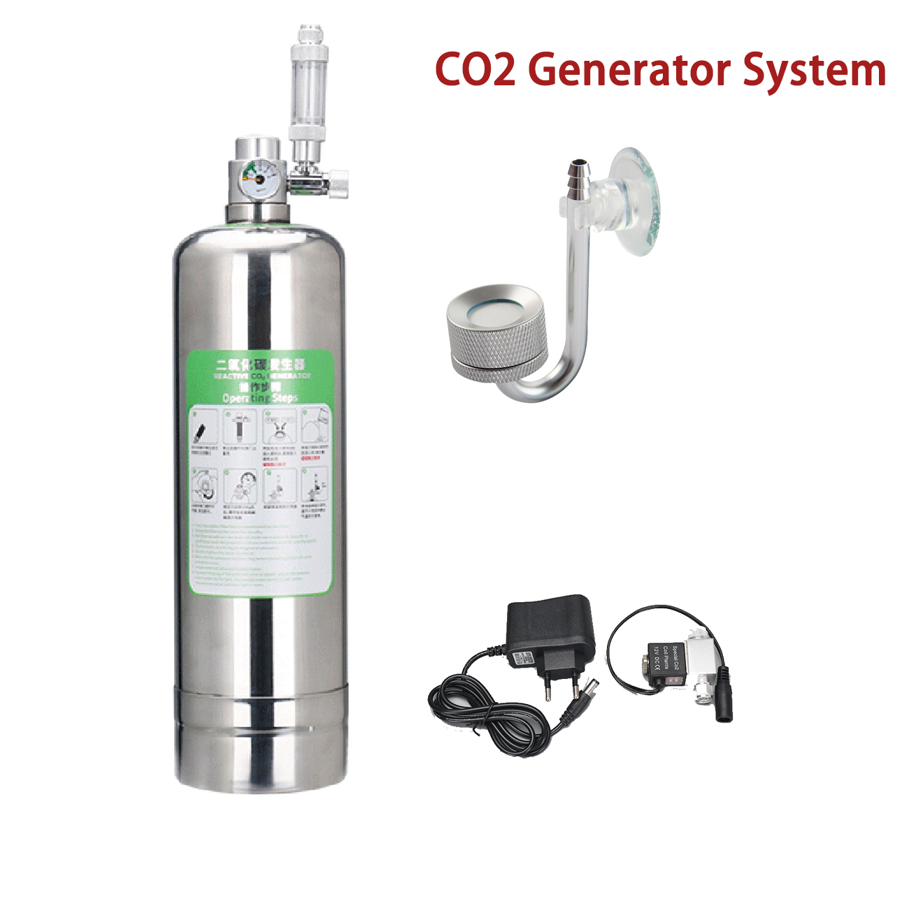 Aquarium CO2 Generator system  - Aquarium Liquid Carbon ulasan dan harga