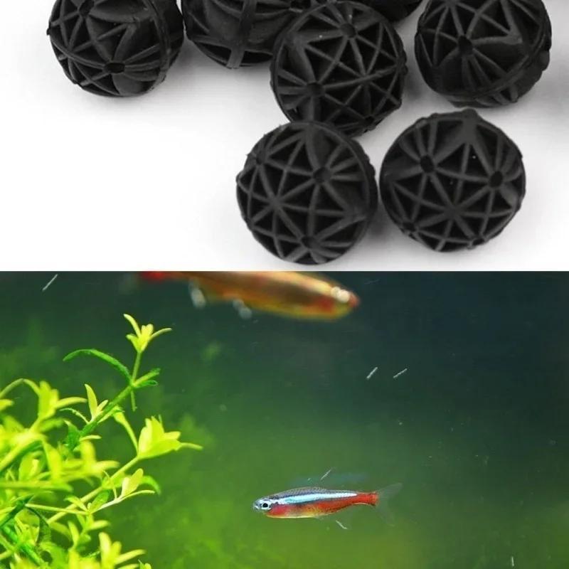 50Pcs 16mm Aquarium Bio Filter - Planted Aquarium Cleaning ulasan dan harga