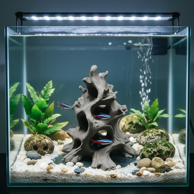 Hidden Multi-Hole Driftwood Fi - Aquarium Driftwood ulasan dan harga