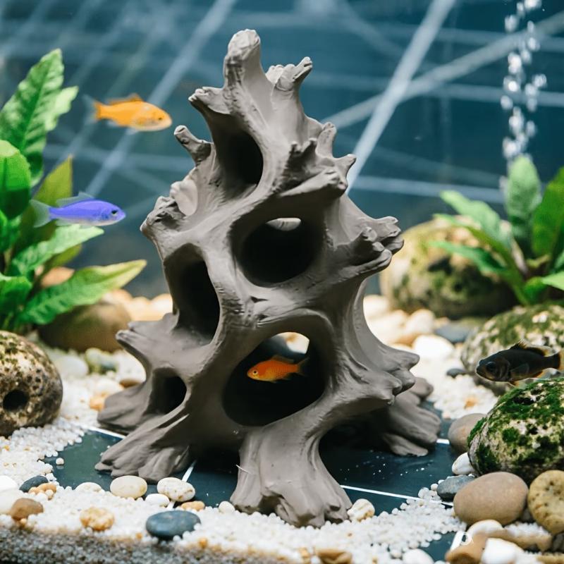 Hidden Multi-Hole Driftwood Fi - Aquarium Driftwood ulasan dan harga
