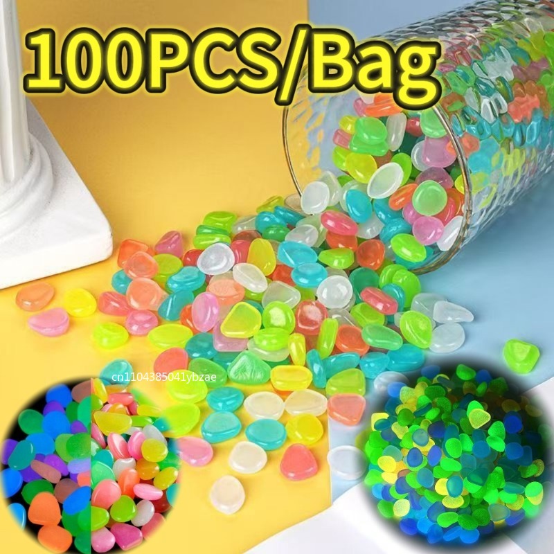 100-800pcs Glow in The Dark Pe - Plant Aquarium Pot ulasan dan harga