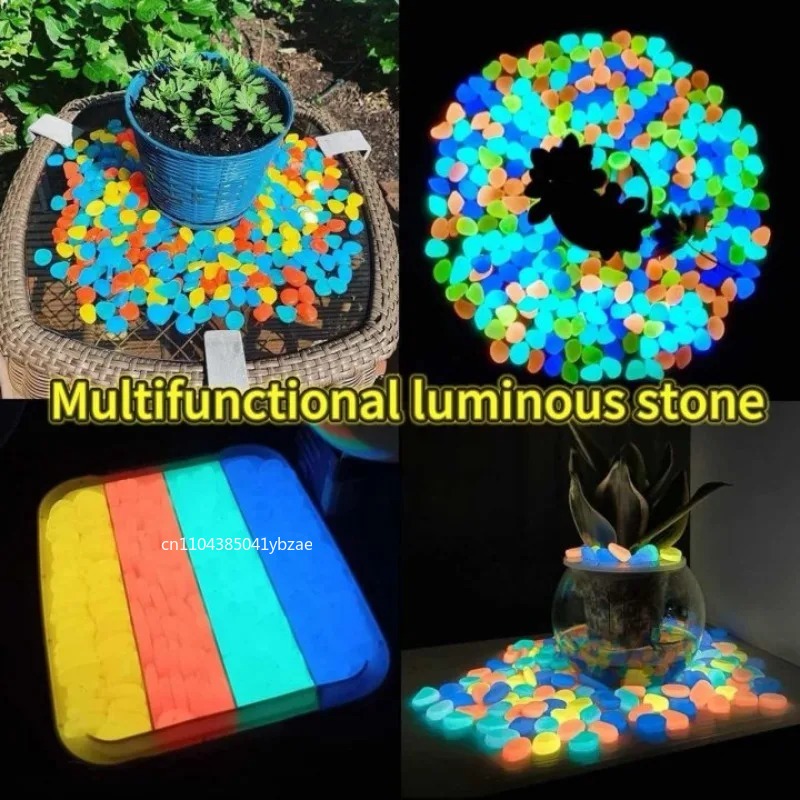 100-800pcs Glow in The Dark Pe - Plant Aquarium Pot ulasan dan harga