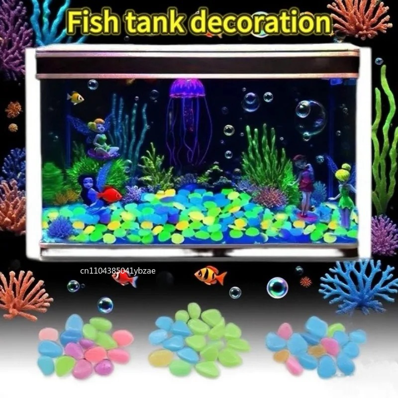 100-800pcs Glow in The Dark Pe - Plant Aquarium Pot ulasan dan harga