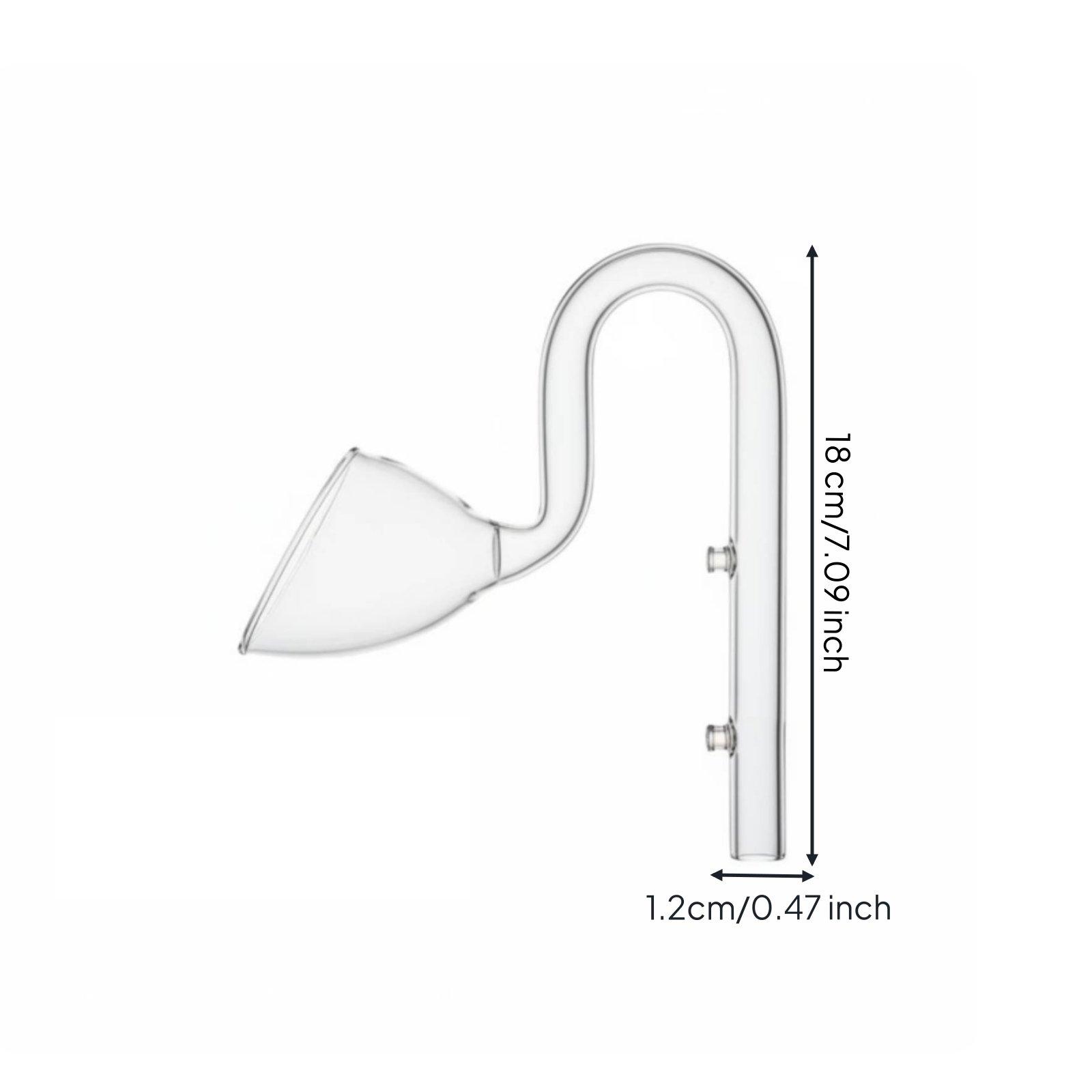 Glass Lily Pipe Outlet for Aqu - Aquarium Planted Tank Filter ulasan dan harga
