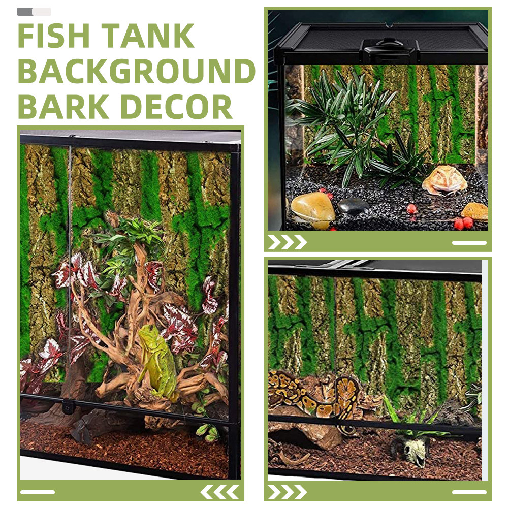 3D Aquarium Background Board S - Aquarium Moss ulasan dan harga
