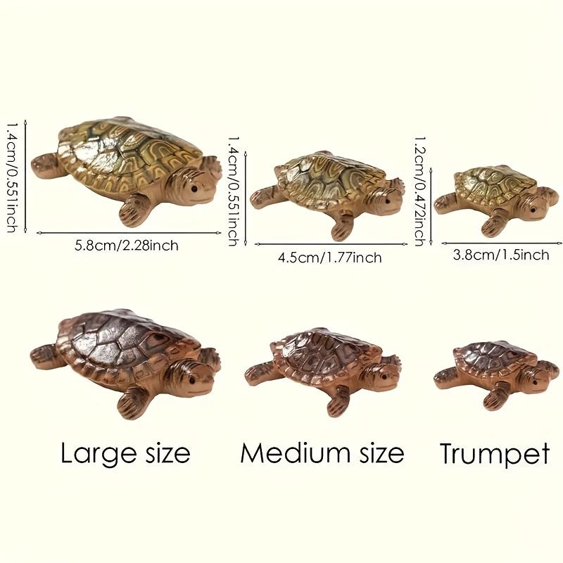 6 Mini Turtle Statues for Aqua - Aquarium Moss ulasan dan harga