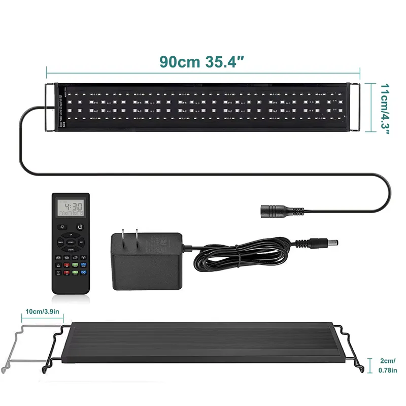 SIROKA 90cm Remote Control Sma - Live Plant Aquarium ulasan dan harga