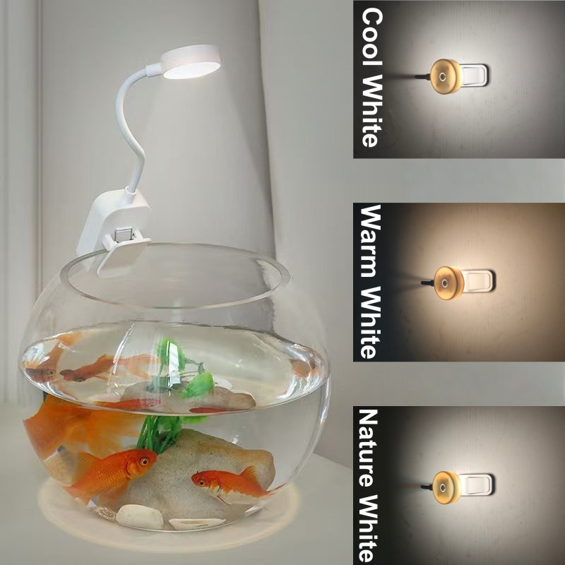 LED Aquarium Light Clip On Fis - Aquarium Plant Light ulasan dan harga