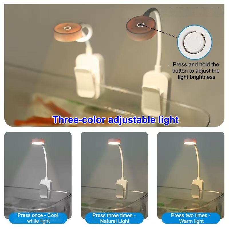 LED Aquarium Light Clip On Fis - Aquarium Plant Light ulasan dan harga