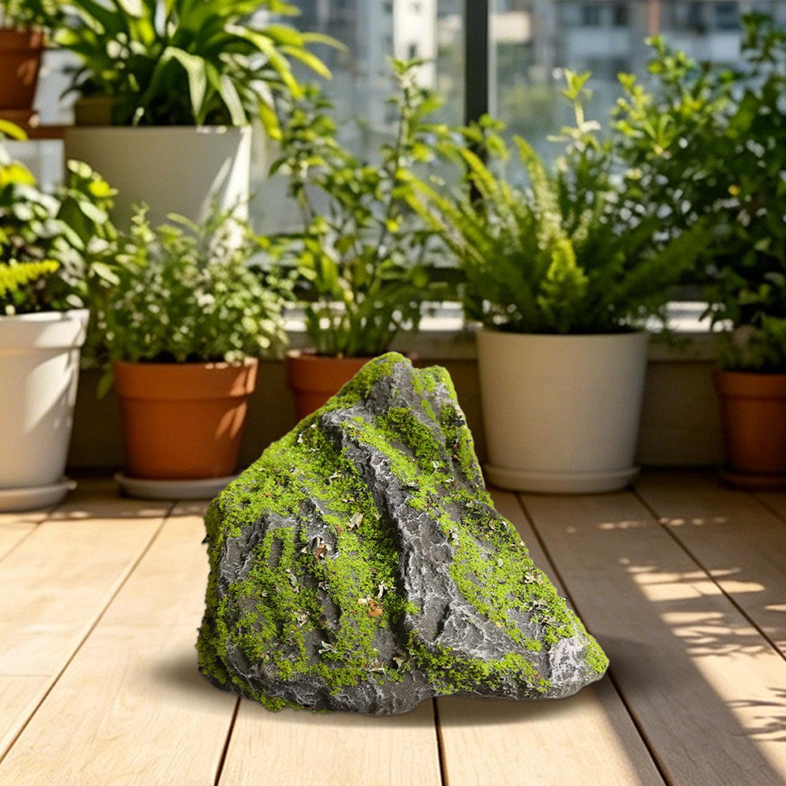 Faux Rock Realistic Moss Stone - Aquarium Moss ulasan dan harga