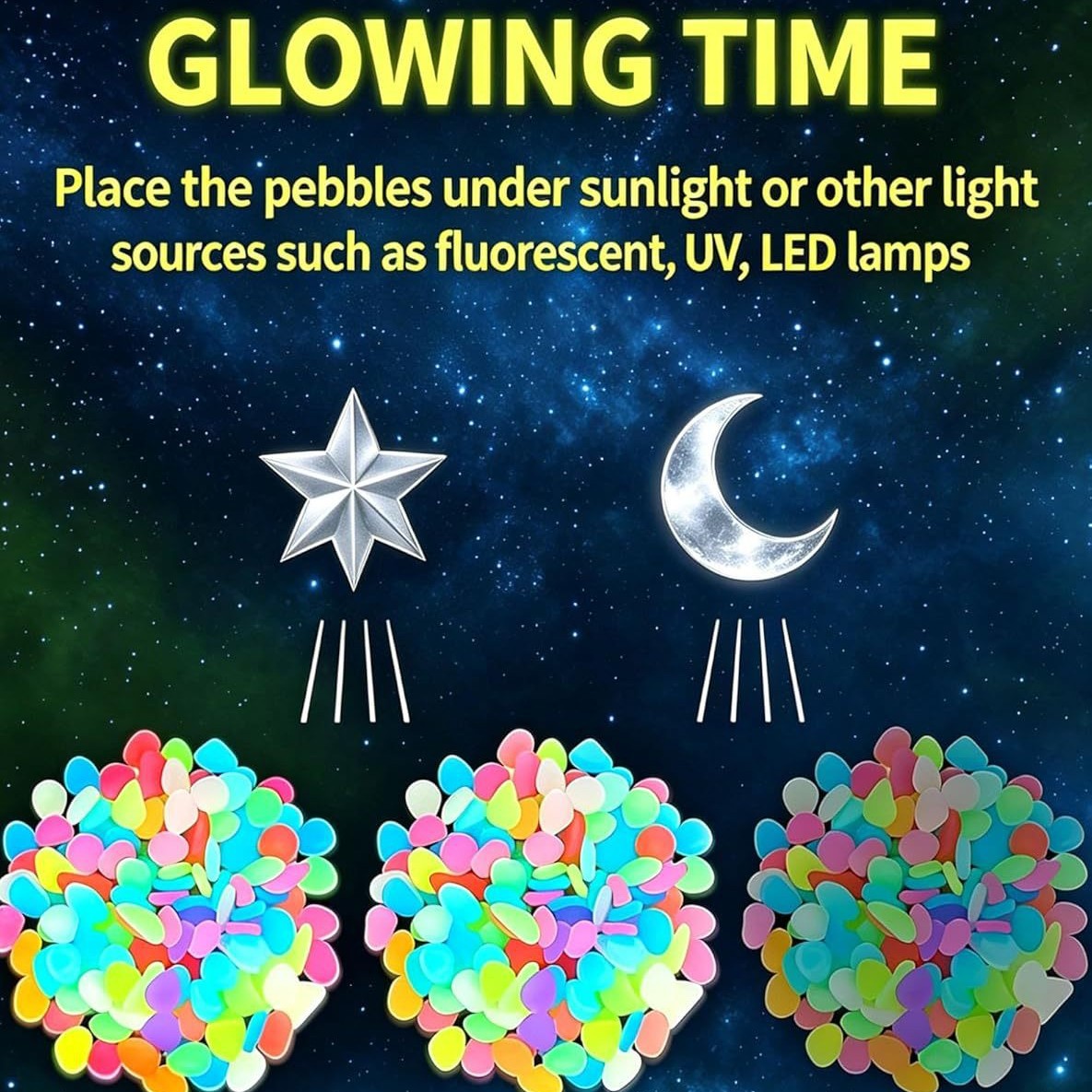 Colorful Glow In The Dark Lumi - Plant Aquarium Pot ulasan dan harga
