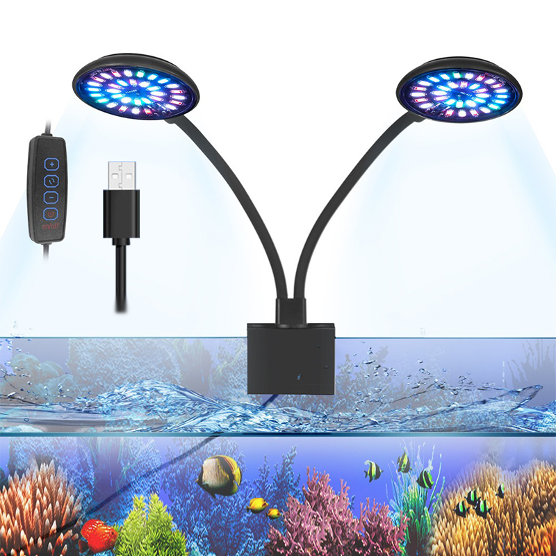 USB Aquarium LED Light Fish Ta - Aquarium Plant Light ulasan dan harga