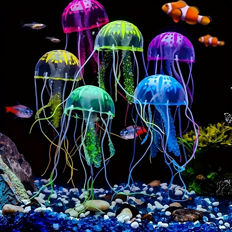 Luminous Simulation Jellyfish  - Aquarium Plants Live ulasan dan harga