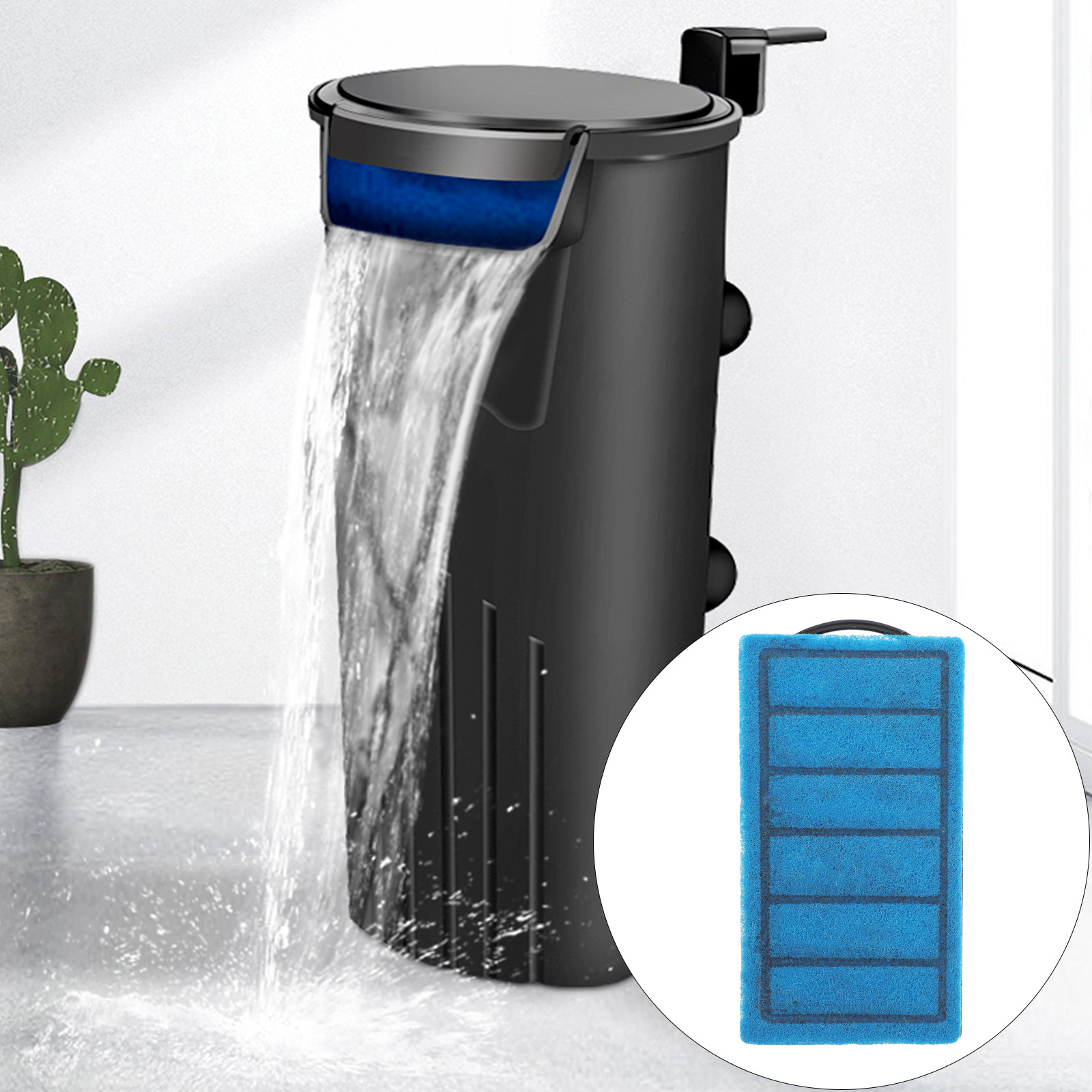 3Pcs Aquarium Filter Pad Premi - Aquarium Planted Tank Filter ulasan dan harga