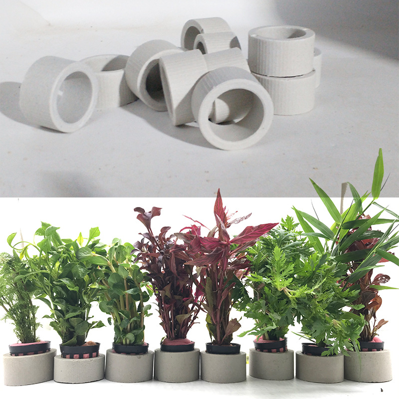 Aquarium Decoration Ceramic Ri - Plant Aquarium Pot ulasan dan harga