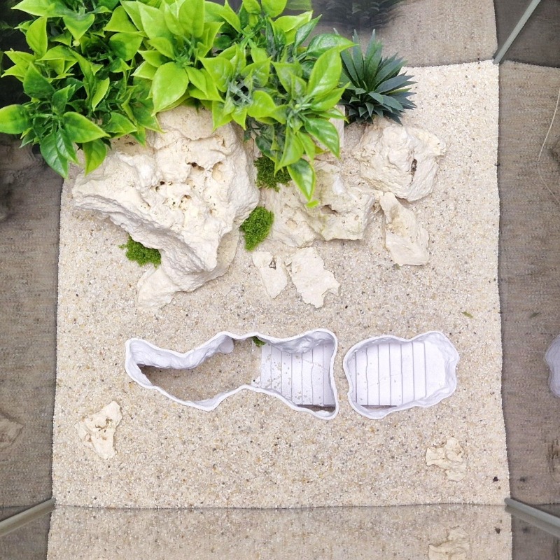 3D Printed Fish Tank Cave, Art - Aquarium Plants Live ulasan dan harga