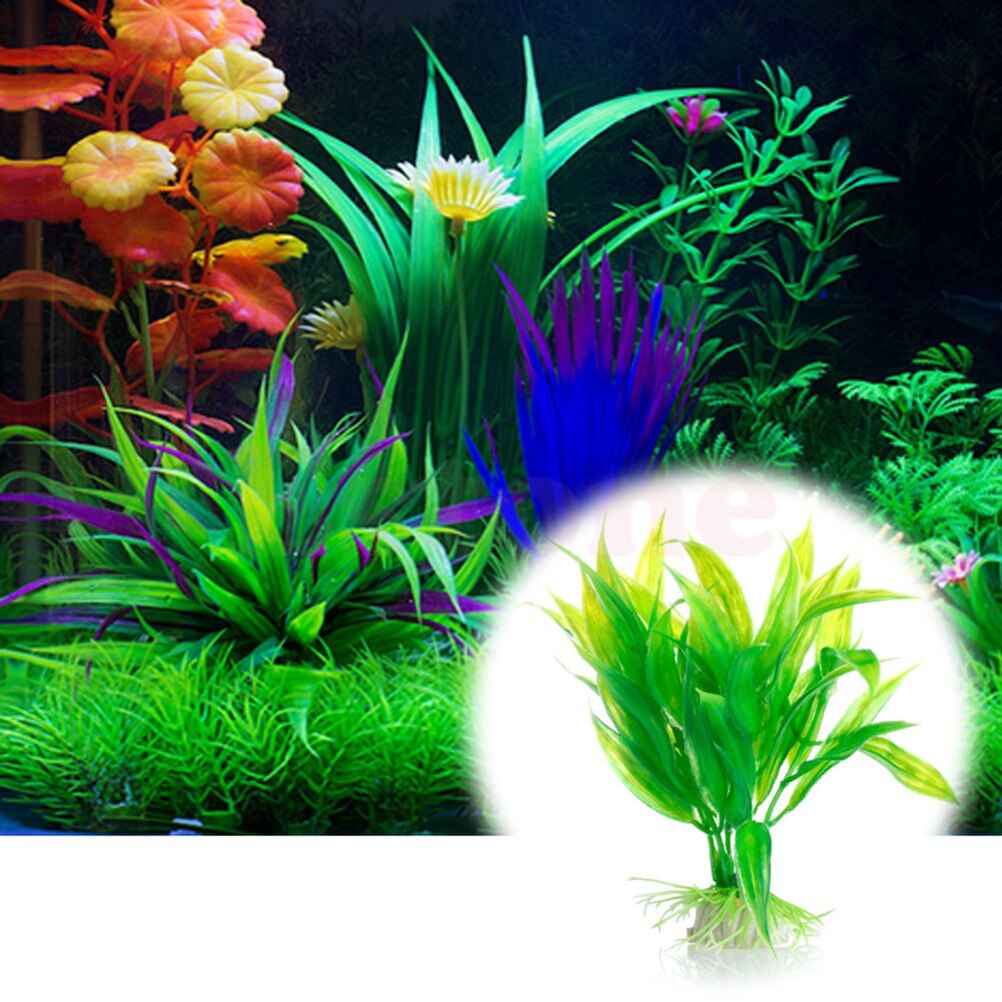15cm Artificial Aquarium Decor - Aquarium Plants Live ulasan dan harga