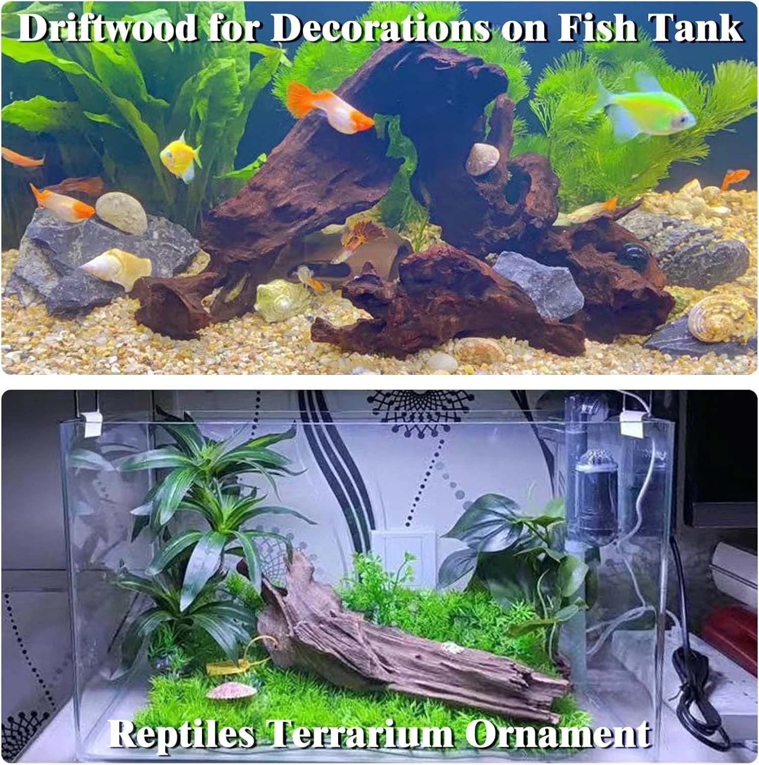 15-20CM 1Pc Natural Driftwood  - Aquarium Driftwood ulasan dan harga