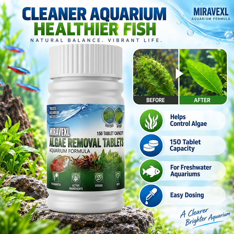 MIRAVEXL 150 Tablets Fish Tank - Planted Aquarium Cleaning ulasan dan harga
