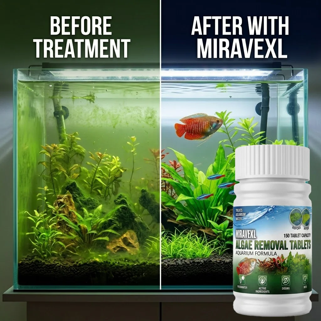 MIRAVEXL 150 Tablets Fish Tank - Planted Aquarium Cleaning ulasan dan harga