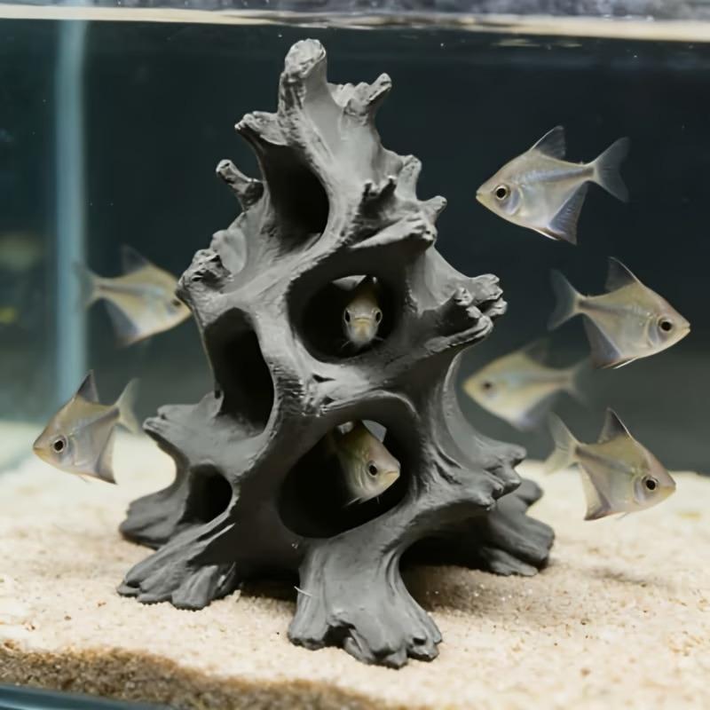 Hidden Multi-Hole Natural Drif - Aquarium Driftwood ulasan dan harga