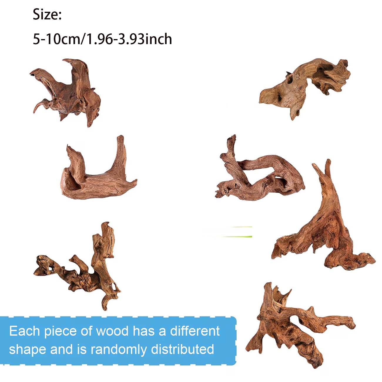 5-10CM Natural Sinkable Driftw - Aquarium Driftwood ulasan dan harga