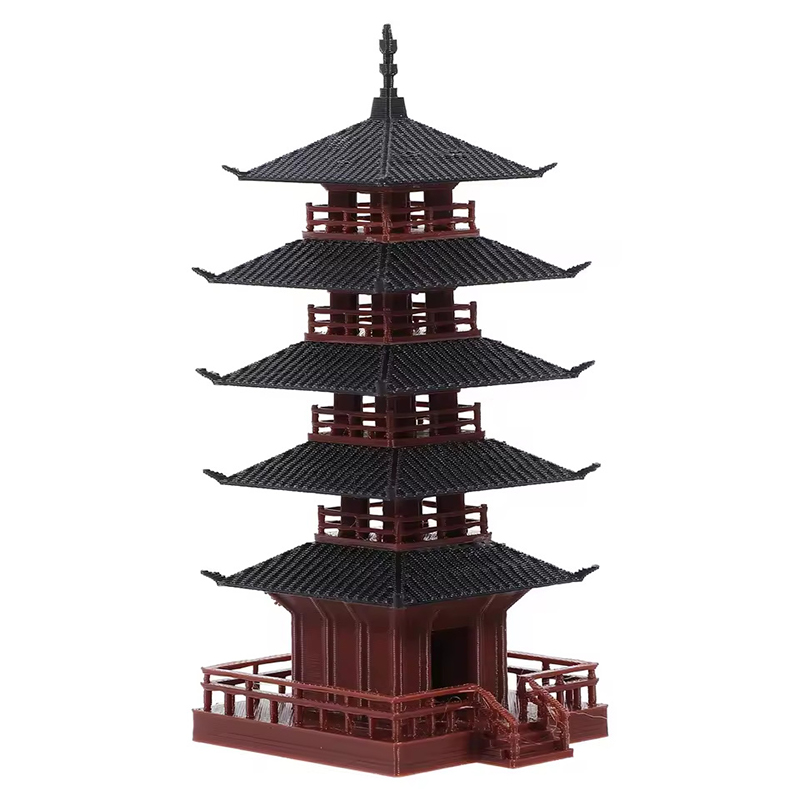 Mini Pagoda Statue Ancient Bui - Aquarium Moss ulasan dan harga