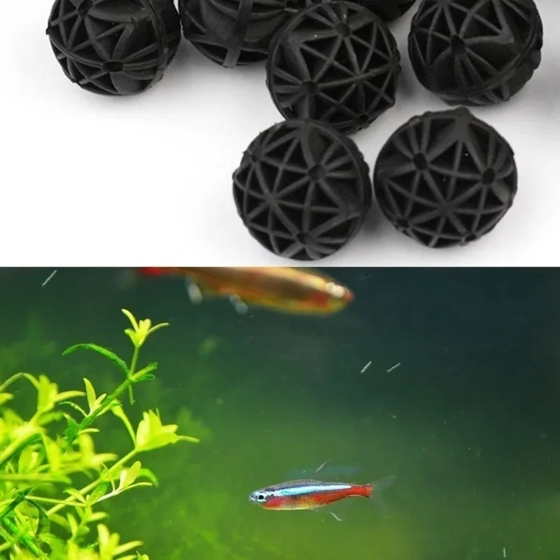 20Pcs 16mm Aquarium Bio Balls  - Aquarium Planted Tank Filter ulasan dan harga