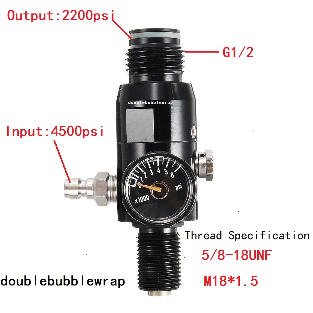 Regulator Valve 5/8-18UNF or M - Aquarium Liquid Carbon ulasan dan harga