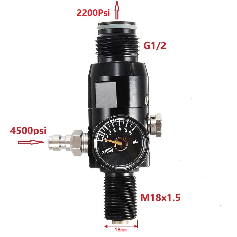 Regulator Valve 5/8-18UNF or M - Aquarium Liquid Carbon ulasan dan harga