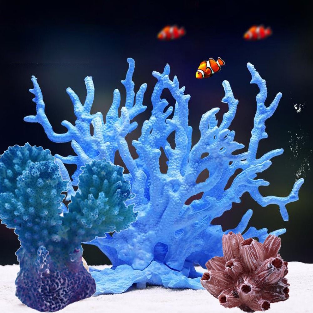 Colorful 1PC Lifelike Artifici - Aquarium Plant Substrate ulasan dan harga