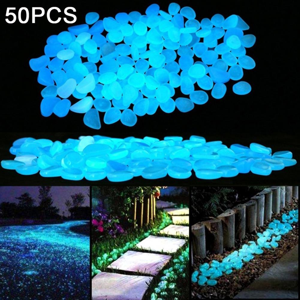 50Pcs Glow Pebble Irregular Sh - Plant Aquarium Pot ulasan dan harga
