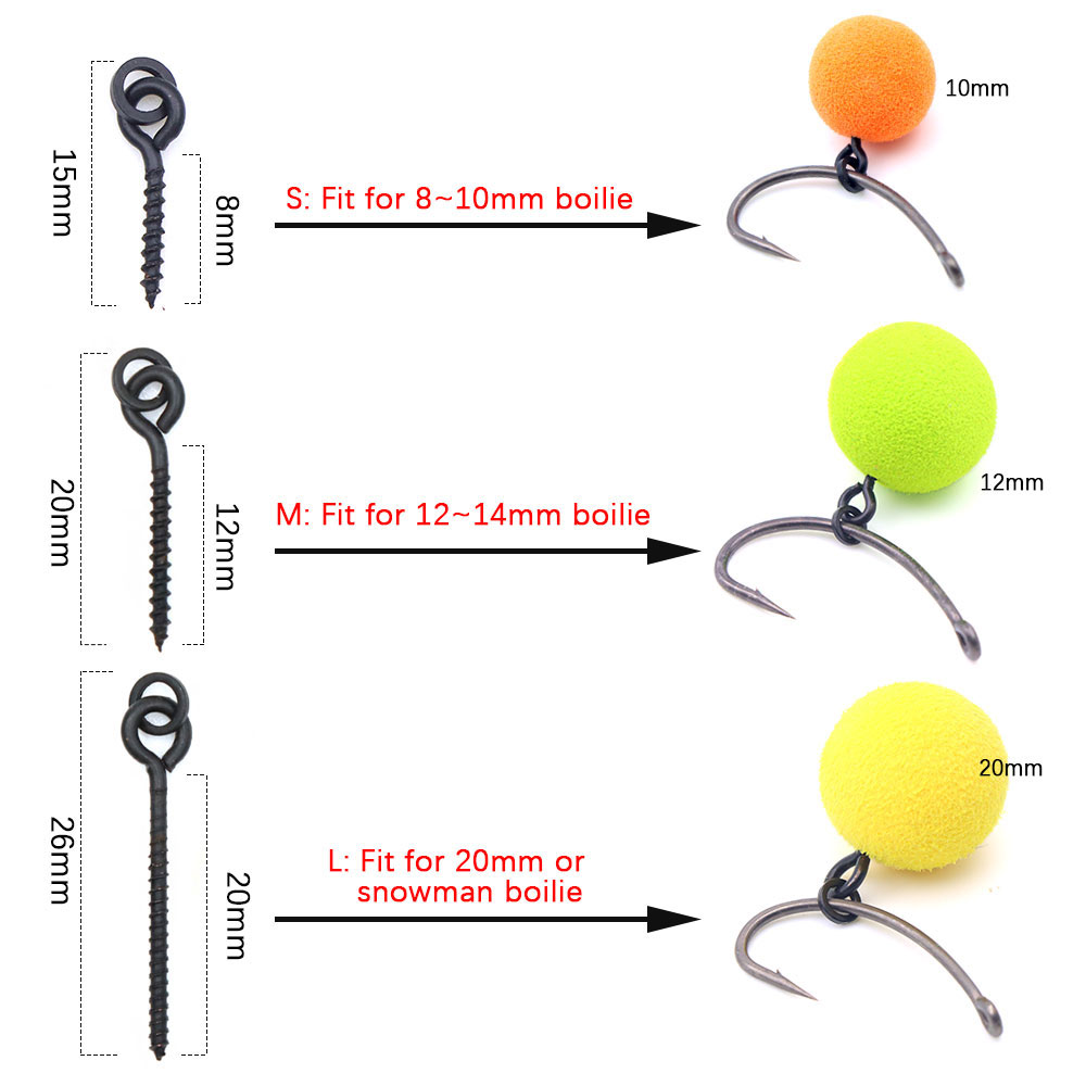 20pcs Carp Fishing Boilie Clip - Aquarium Fertilizer ulasan dan harga