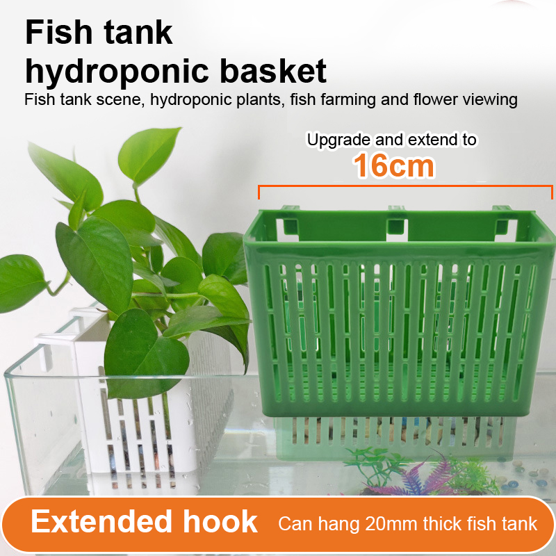 【F】Fish Tank Hanging Planter A - Aquarium Plant Holder ulasan dan harga