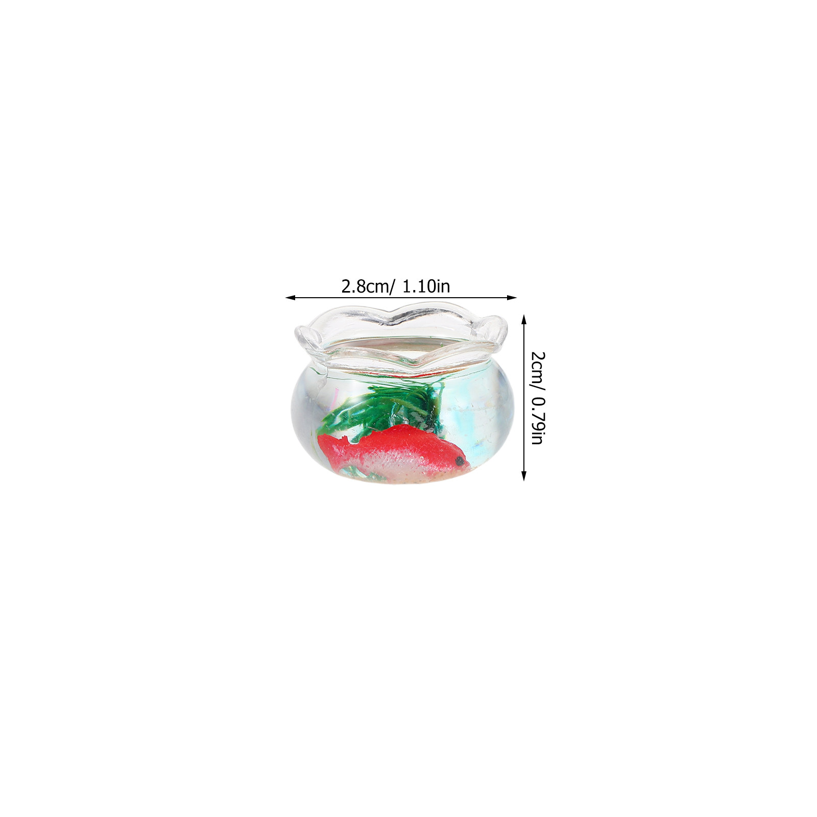 5Pcs Mini Fish Bowl Realistic  - Planted Tank ulasan dan harga
